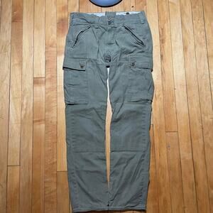 Polo Ralph Lauren Military Cargo Pants Army Green Slim Fit 30x30